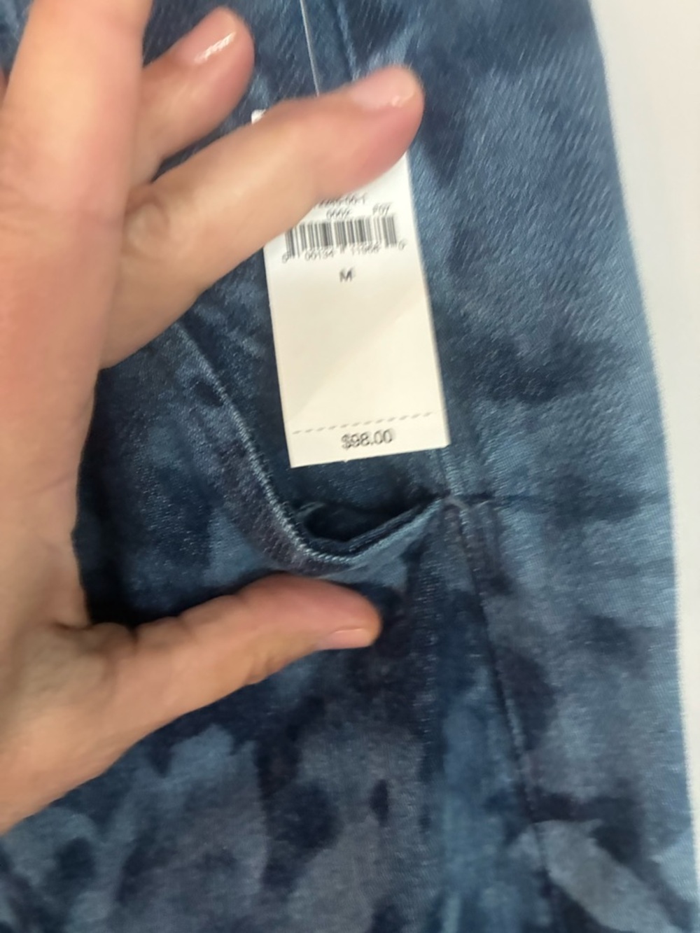 GAP Women’s Blue Floral Wide Leg Jeans - Picture 4 of 4